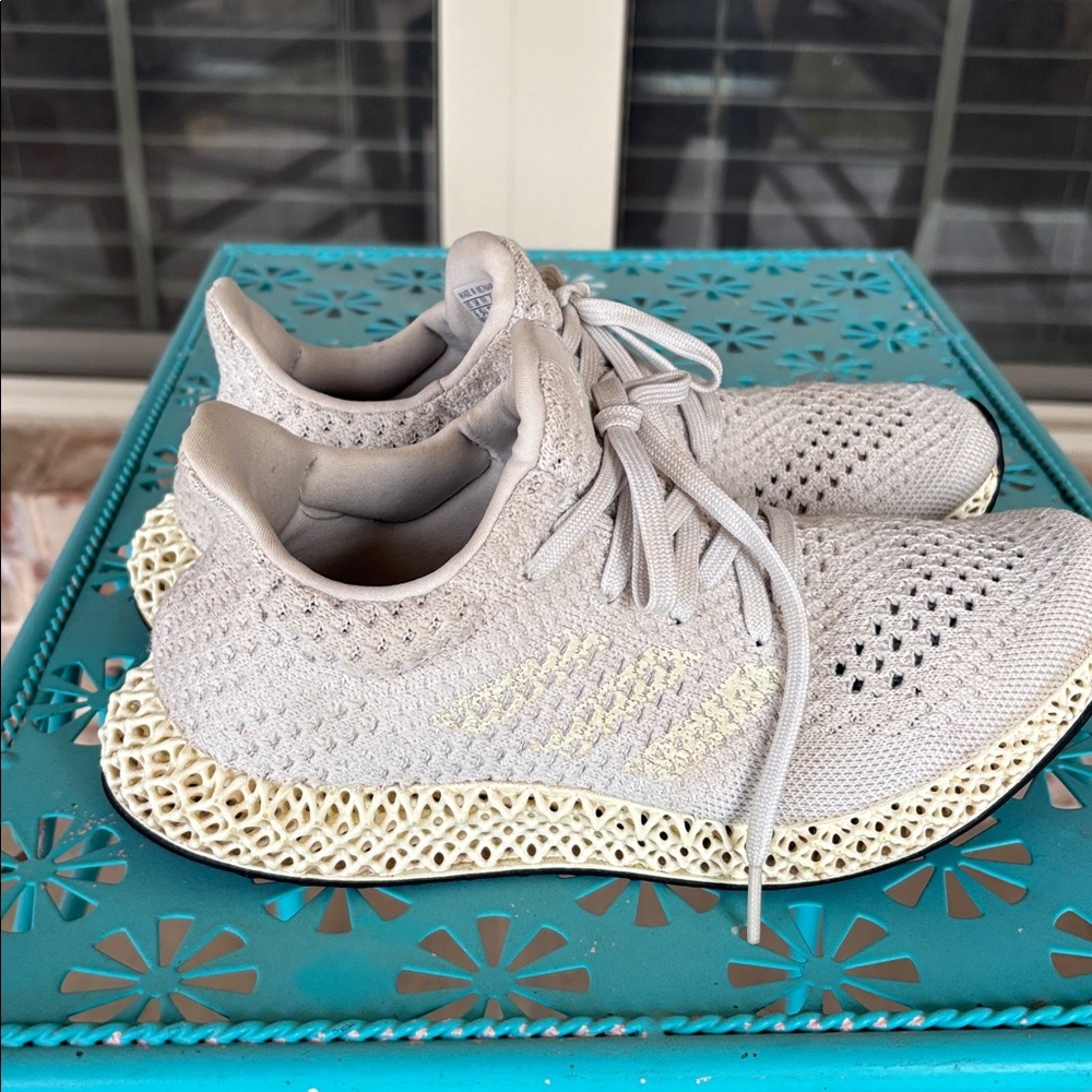 Adidas Futurecraft 4D Chalk‎ White Running Shoes